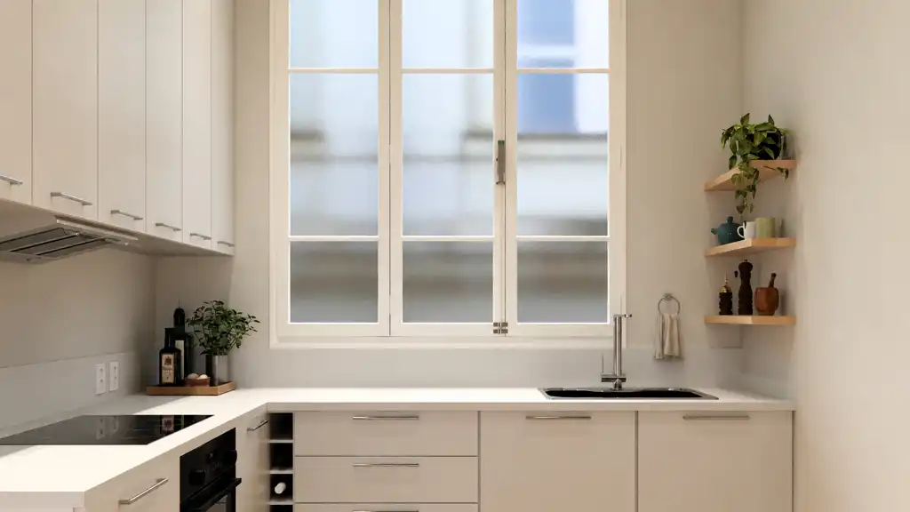 Cocina de Piso en venta en Barcelona con Aire acondicionado, Calefacción y Parquet