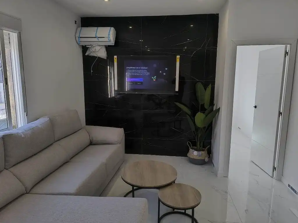 Sala de estar de Piso en venta en Ibi con Amueblado