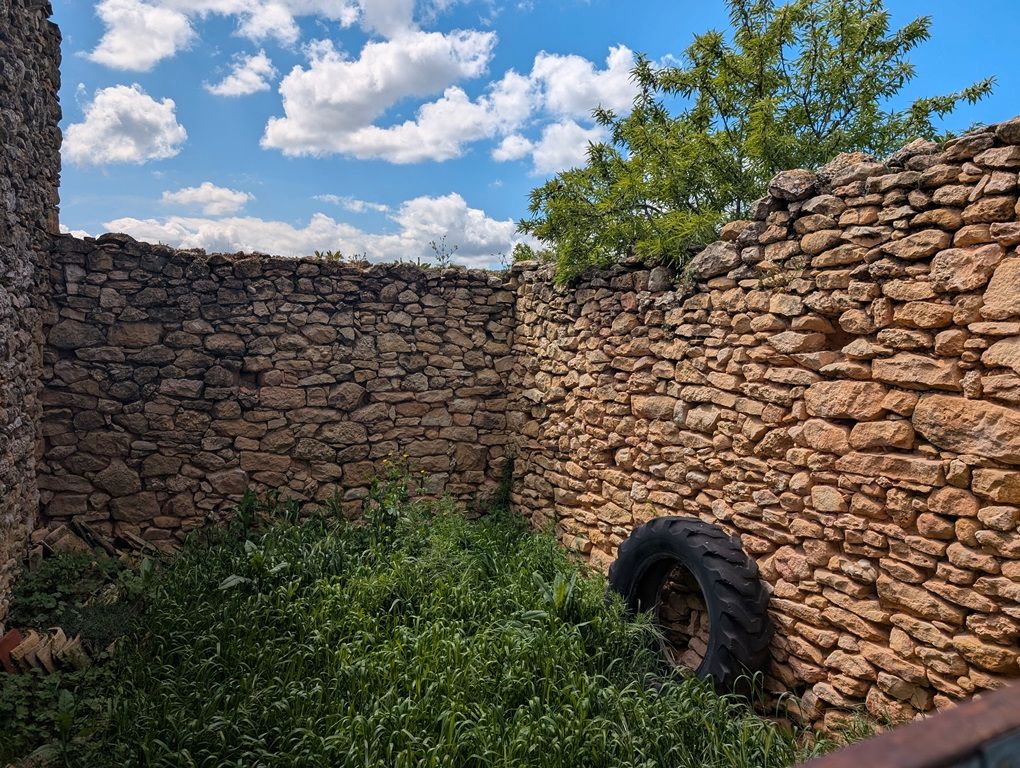 Exterior view of Country house for sale in Monroyo  with Private garden