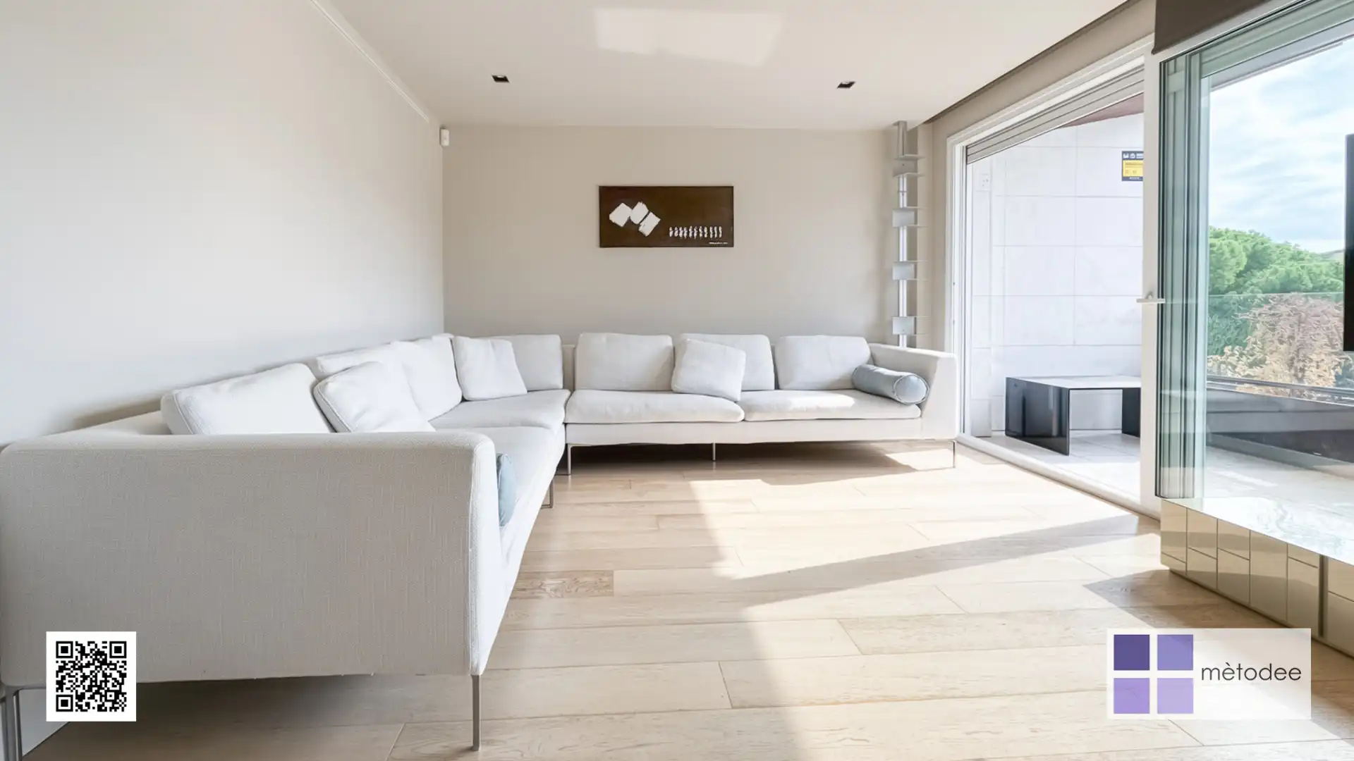 Sala de estar de Piso en venta en Sarrià - Sant Gervasi