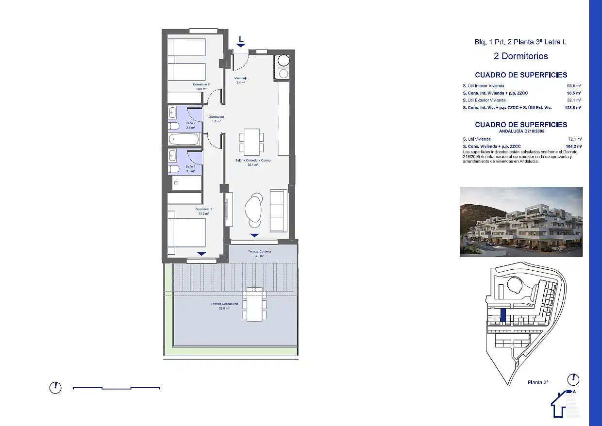 Apartment mit Terrasse zum Verkauf in San Juan de los Terreros, imagen 14