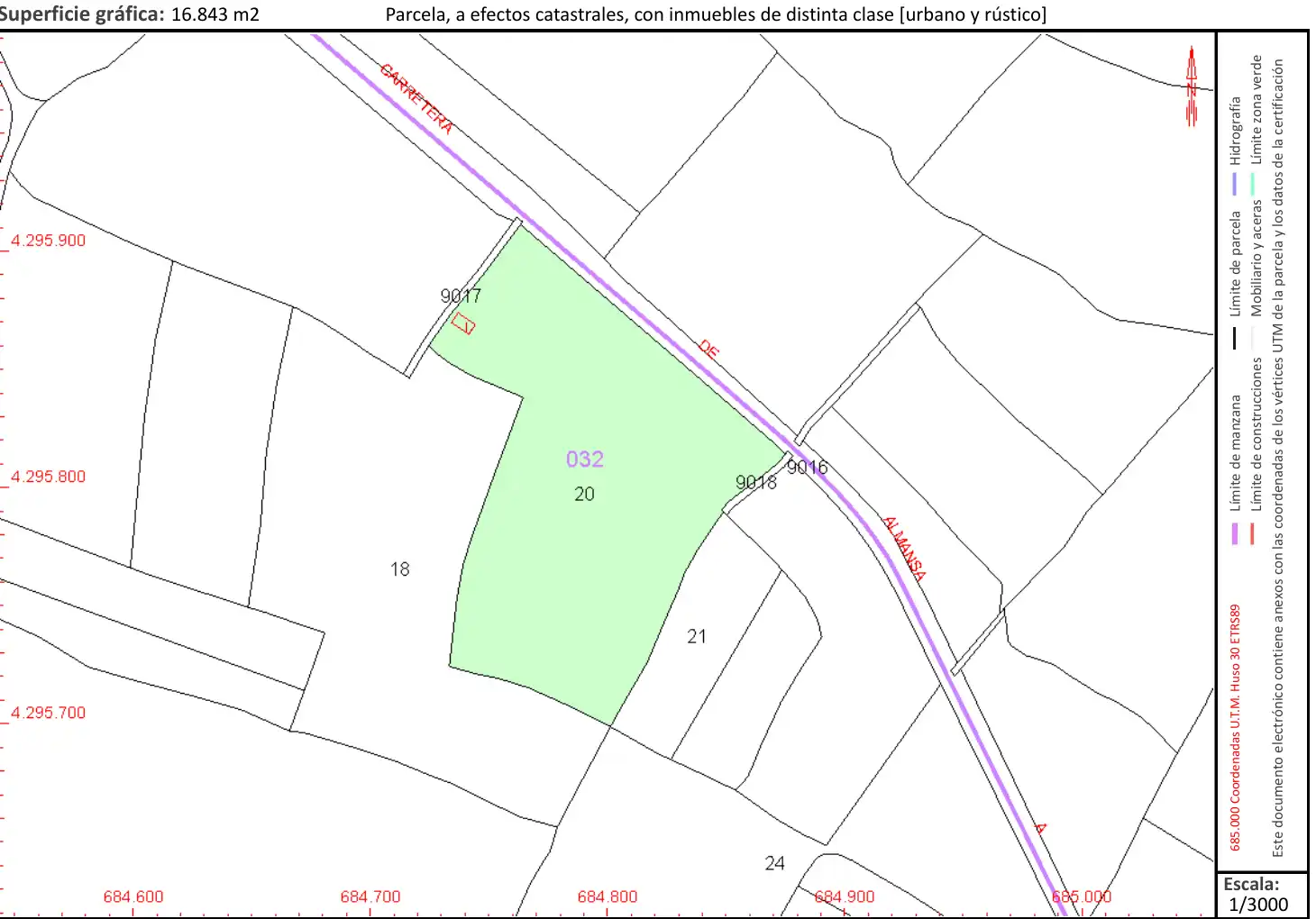 Terreno en venta en La Font de la Figuera, Valencia