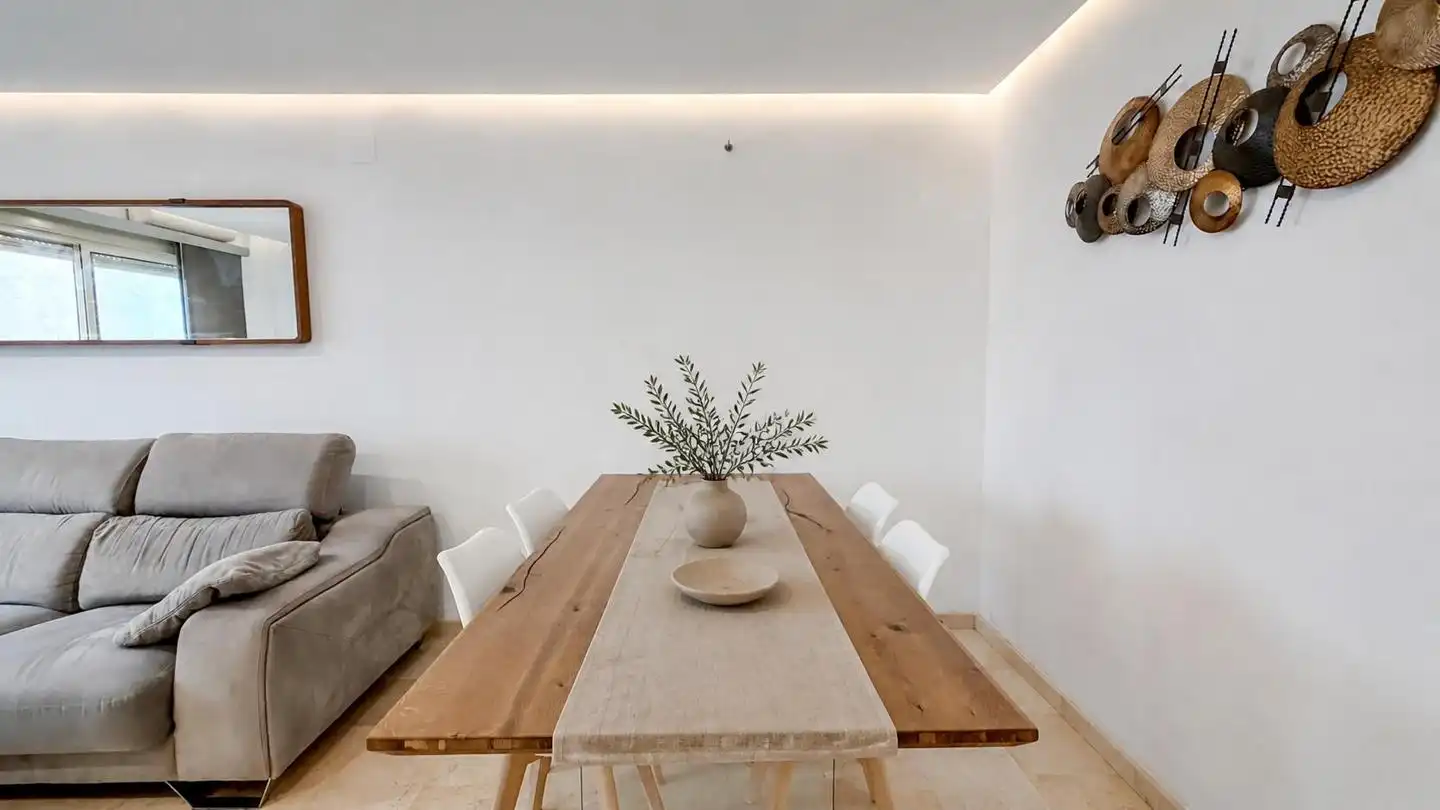 Esszimmer von Maisonette zum Verkauf in Santa Pola mit Klimaanlage, Terrasse und Möbliert
