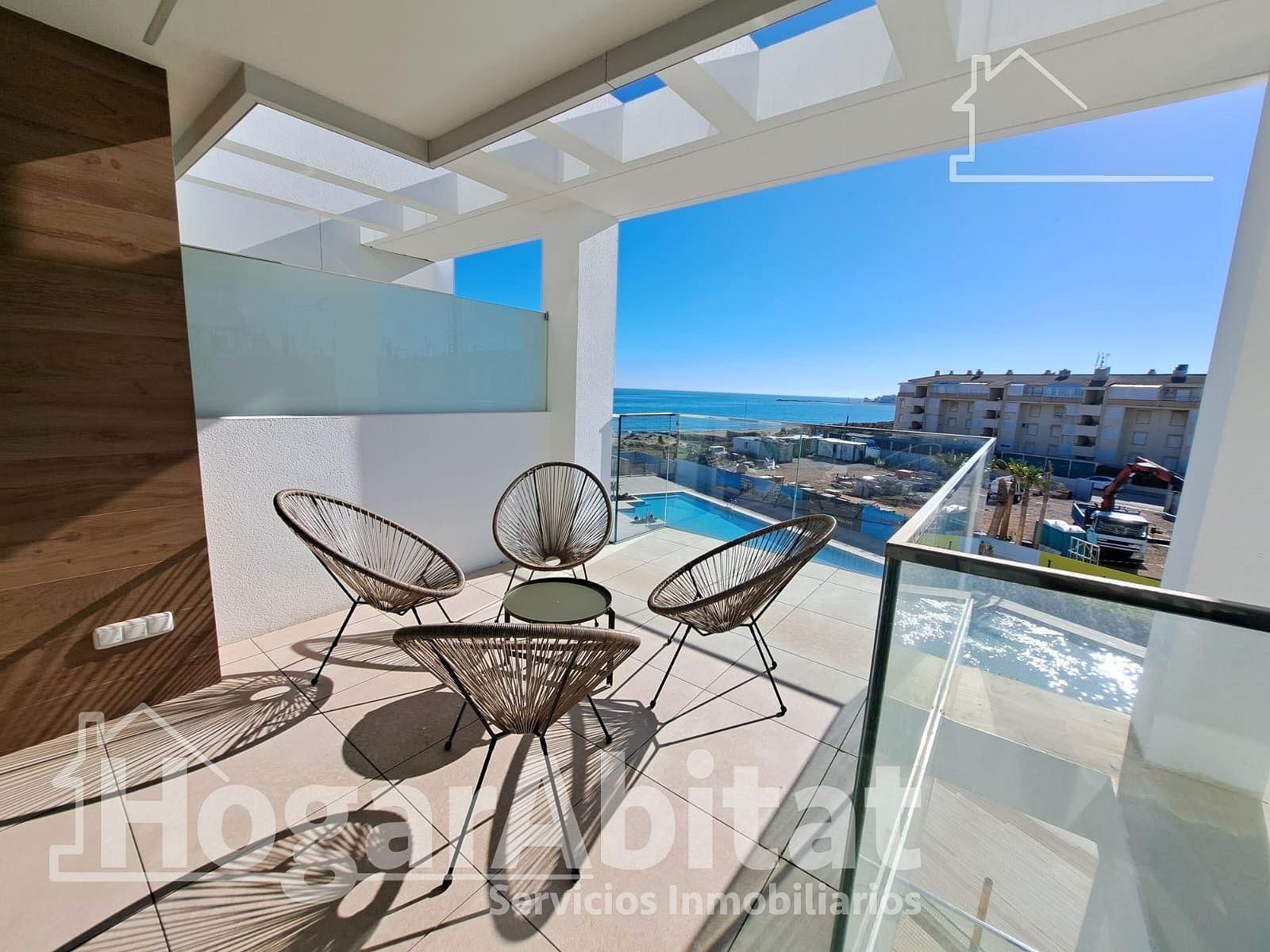 Terrace of Flat for sale in Dénia  with Air Conditioner, Heating and Terrace