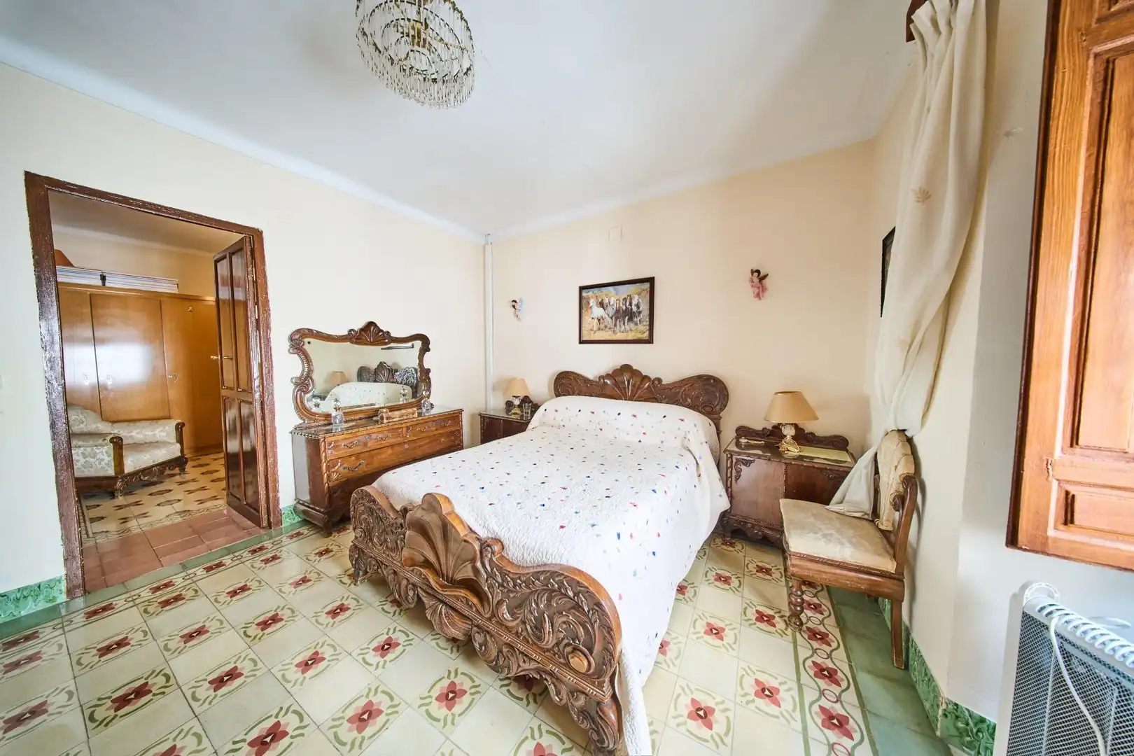 Habitación de Casa o chalet en venta en Alhama de Granada con Calefacción, Terraza y Amueblado