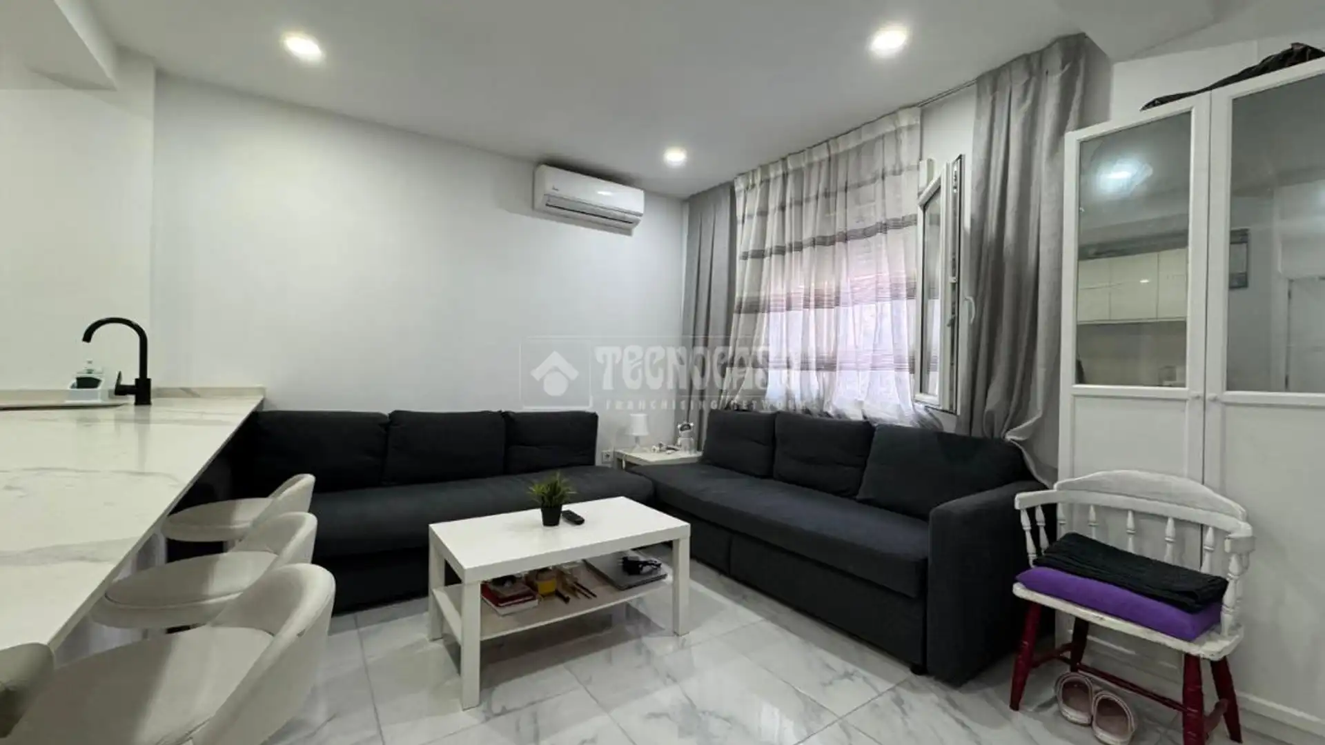 Sala d'estar de Pis en venda en Alcobendas amb Aire condicionat