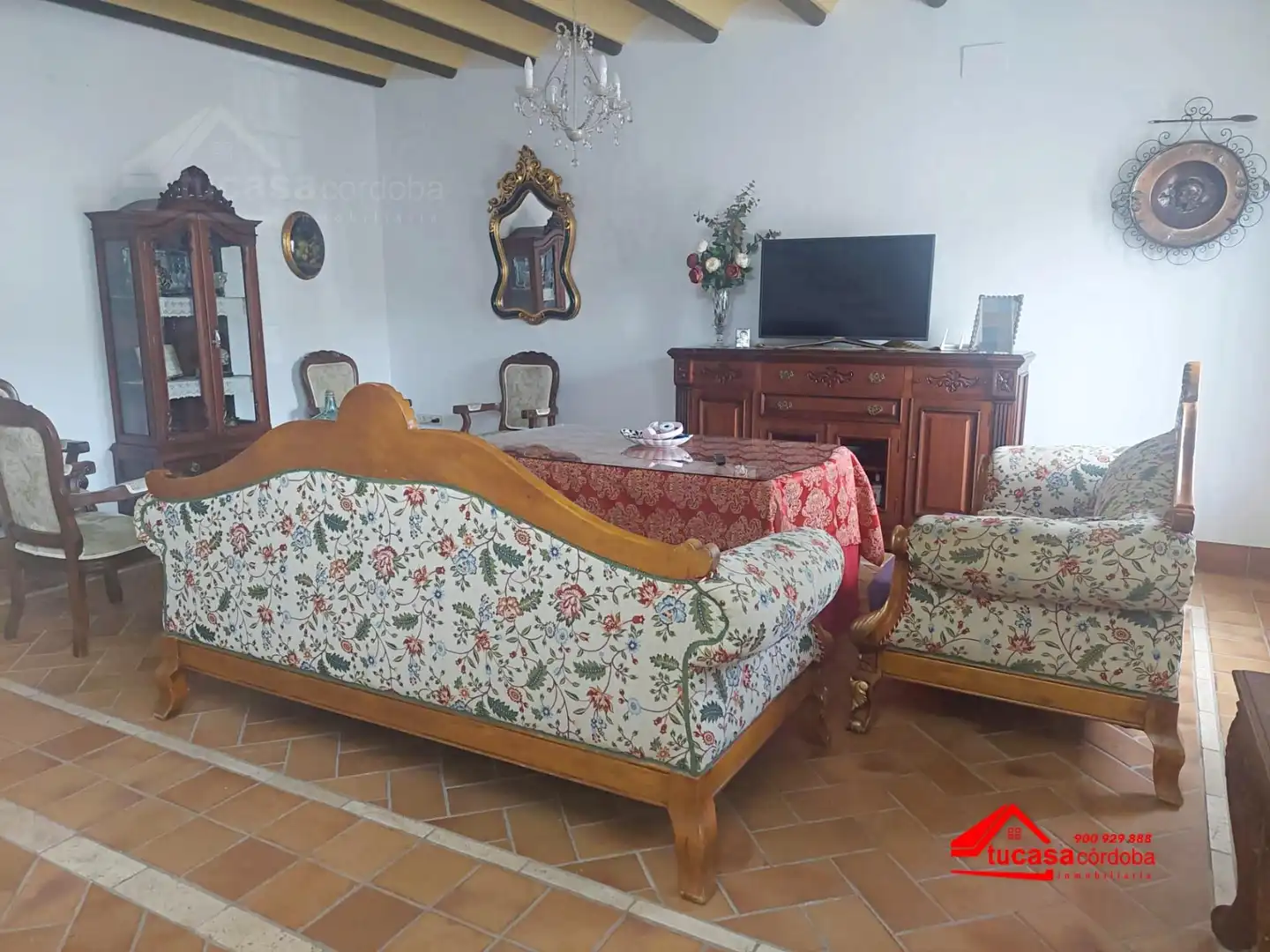 Sala de estar de Casa o chalet en venta en La Rambla con Aire acondicionado, Calefacción y Terraza