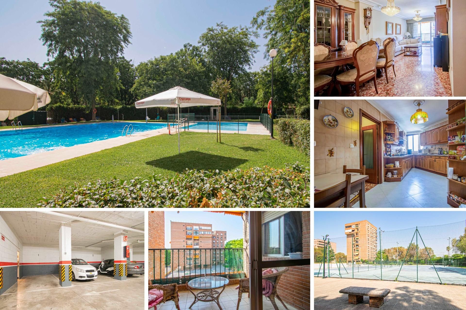 Exterior view of Flat for sale in  Sevilla Capital  with Air Conditioner, Terrace and Storage room