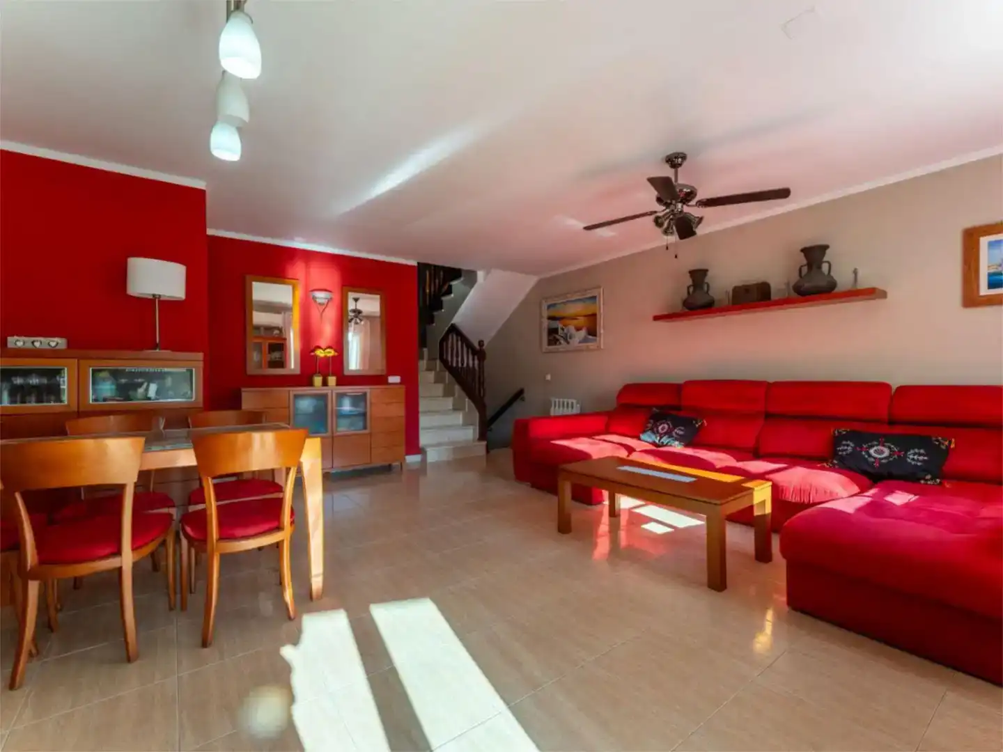 Sala d'estar de Casa o xalet en venda en Marratxí amb Aire condicionat, Piscina i Balcó