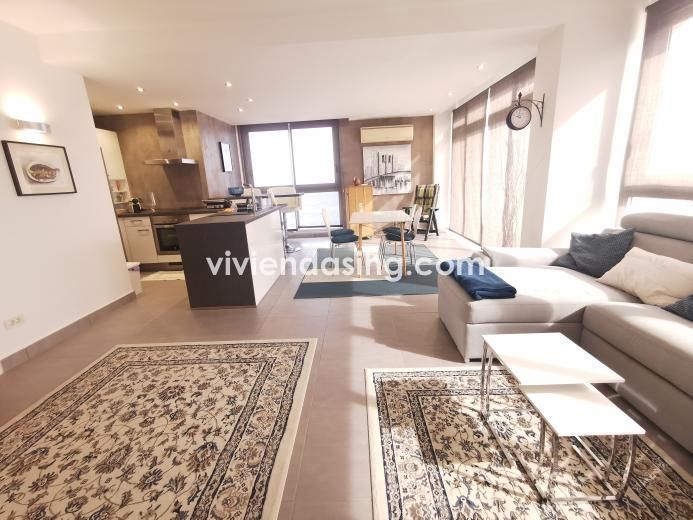 Living room of Flat for sale in Puerto de la Cruz  with Terrace, Storage room and Furnished