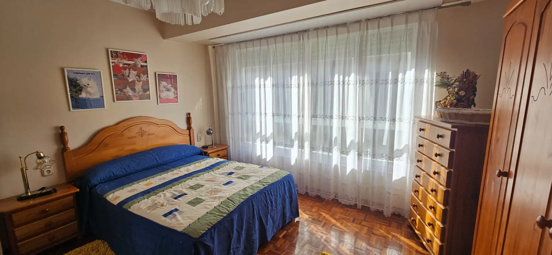 Bedroom of Flat for rent in Ferrol  with Furnished