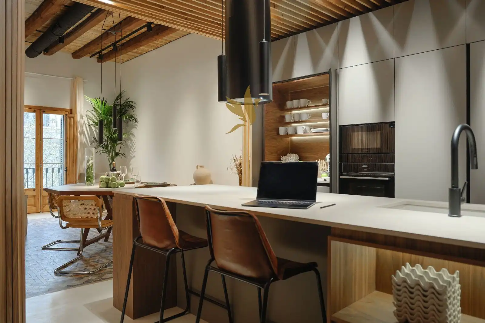 Cocina de Piso en venta en Barcelona con Aire acondicionado, Calefacción y Terraza