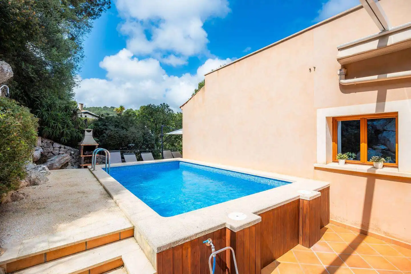 Piscina de Casa o chalet de alquiler en Capdepera con Aire acondicionado, Terraza y Amueblado