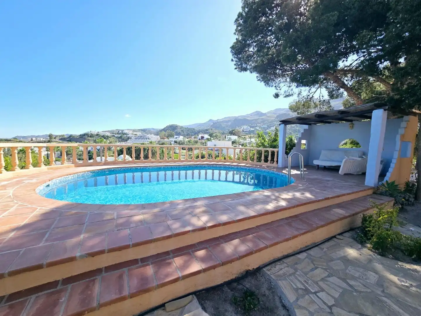 Außenansicht von Haus oder Chalet zum Verkauf in Mojácar mit Klimaanlage, Terrasse und Abstellraum