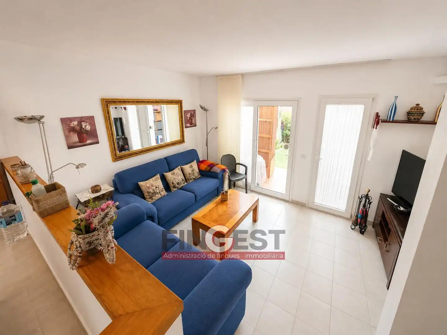 Sala d'estar de Casa o xalet en venda en Lloret de Mar amb Aire condicionat, Calefacció i Jardí privat