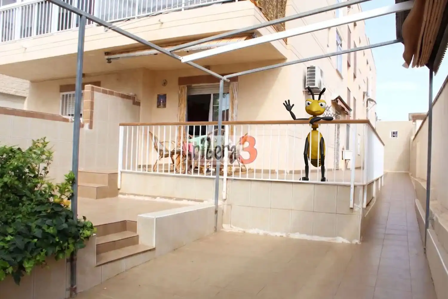 Balcony of Flat for sale in San Javier  with Air Conditioner, Terrace and Balcony