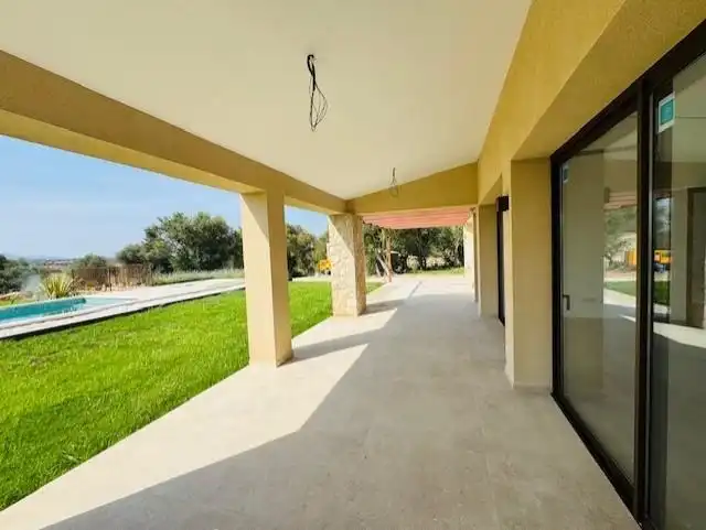 Terraza de Finca rústica en venta en Petra con Aire acondicionado, Jardín privado y Piscina