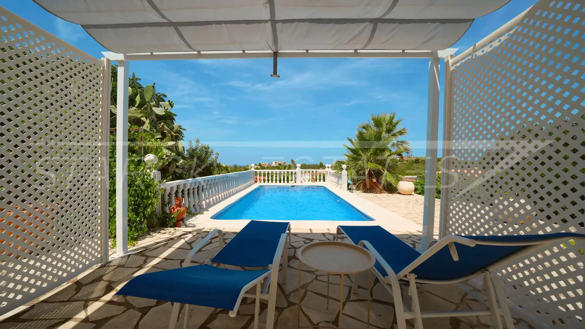 Terrace of Houses for sale in El Ràfol d'Almúnia  with Air Conditioner, Private garden and Swimming Pool