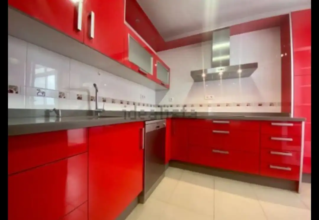 Cocina de Piso de alquiler en Roquetas de Mar con Aire acondicionado, Calefacción y Parquet