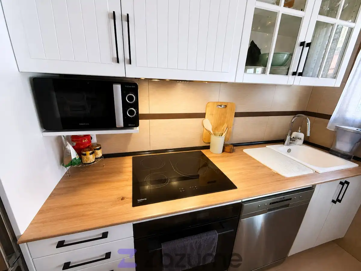 Kitchen of Flat for rent in Benalmádena  with Air Conditioner, Heating and Furnished