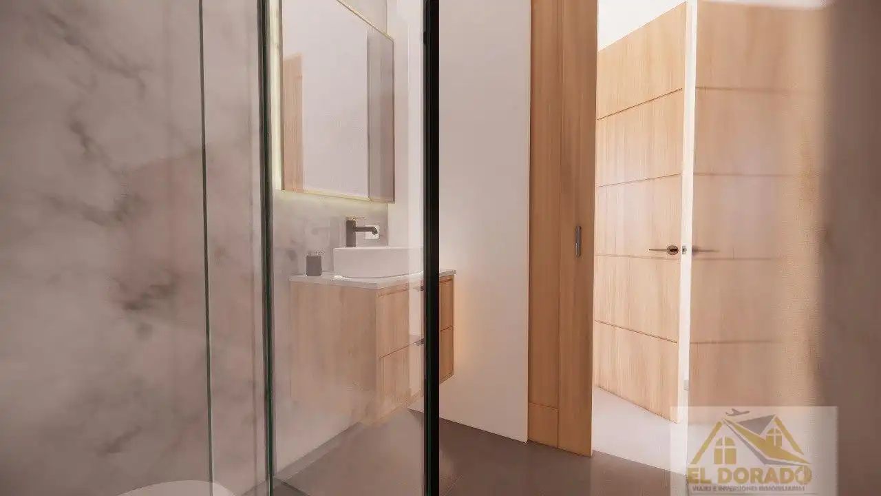Baño de Apartamento en venta en San Pedro del Pinatar con Aire acondicionado, Calefacción y Terraza