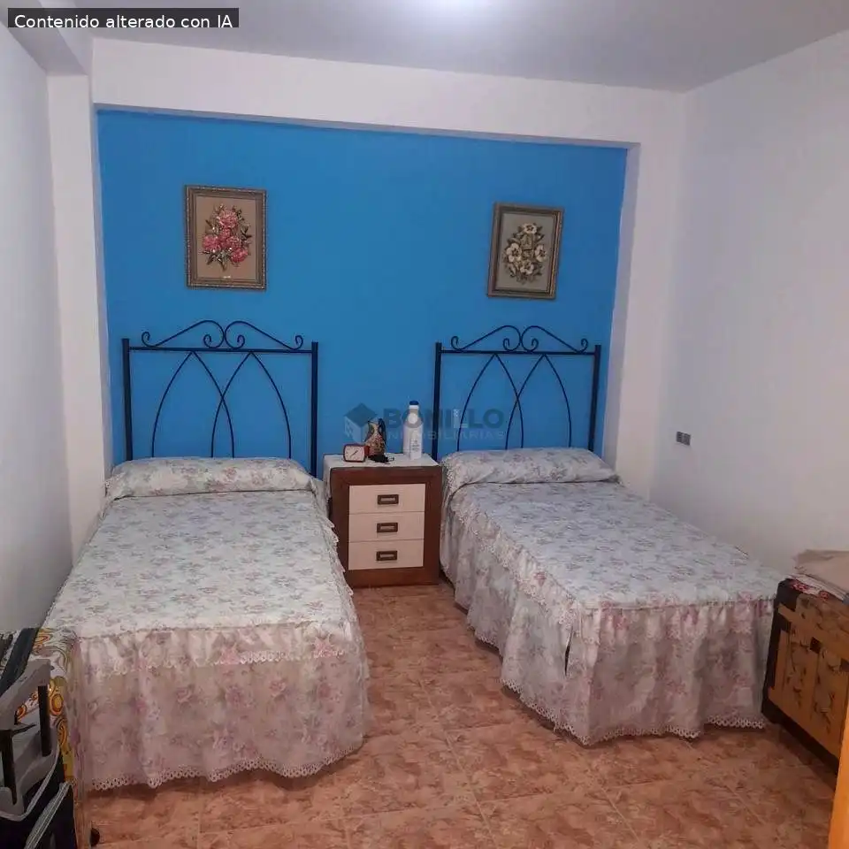Habitación de Casa adosada en venta en Cascante del Río con Calefacción, Terraza y Balcón