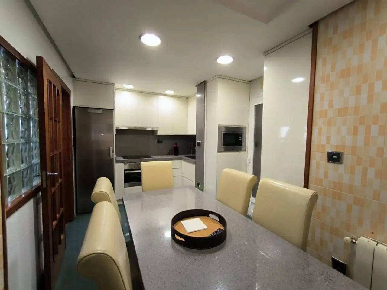 Küche von Wohnung zum Verkauf in Albacete mit Klimaanlage, Heizung und Parkett