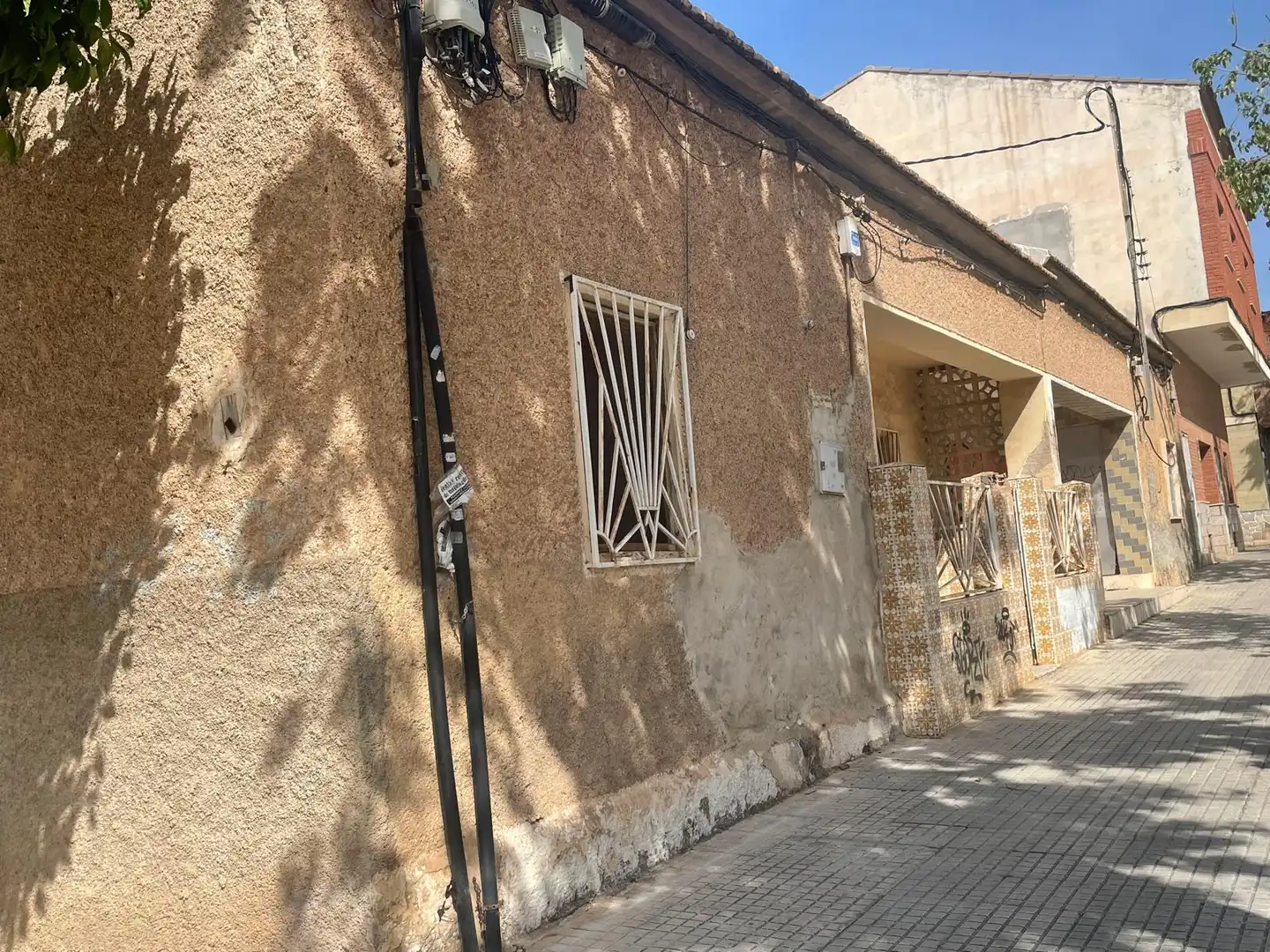 Vista exterior de Casa adosada en venta en Cartagena