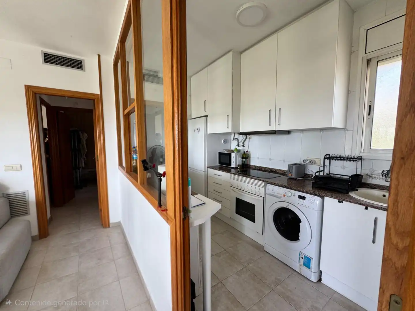 Cuina de Àtic en venda en Castelldefels amb Aire condicionat, Calefacció i Jardí privat