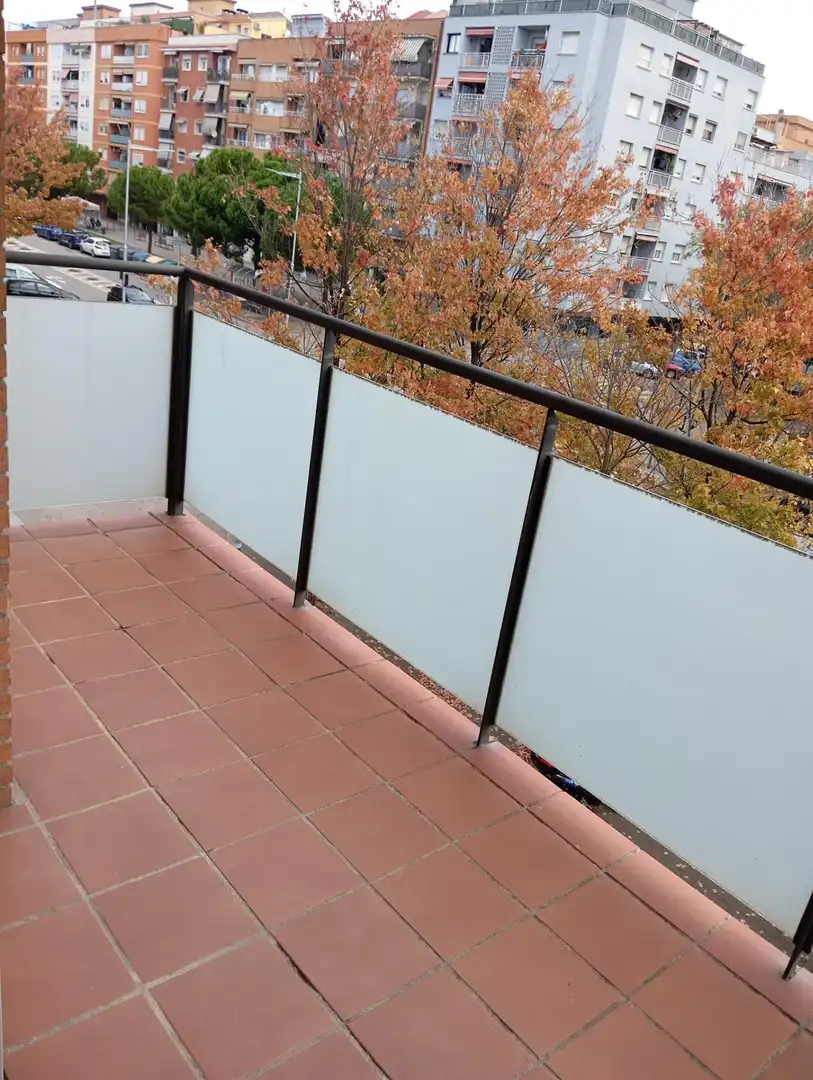 Terraza de Piso de alquiler en Mollet del Vallès con Aire acondicionado, Calefacción y Parquet