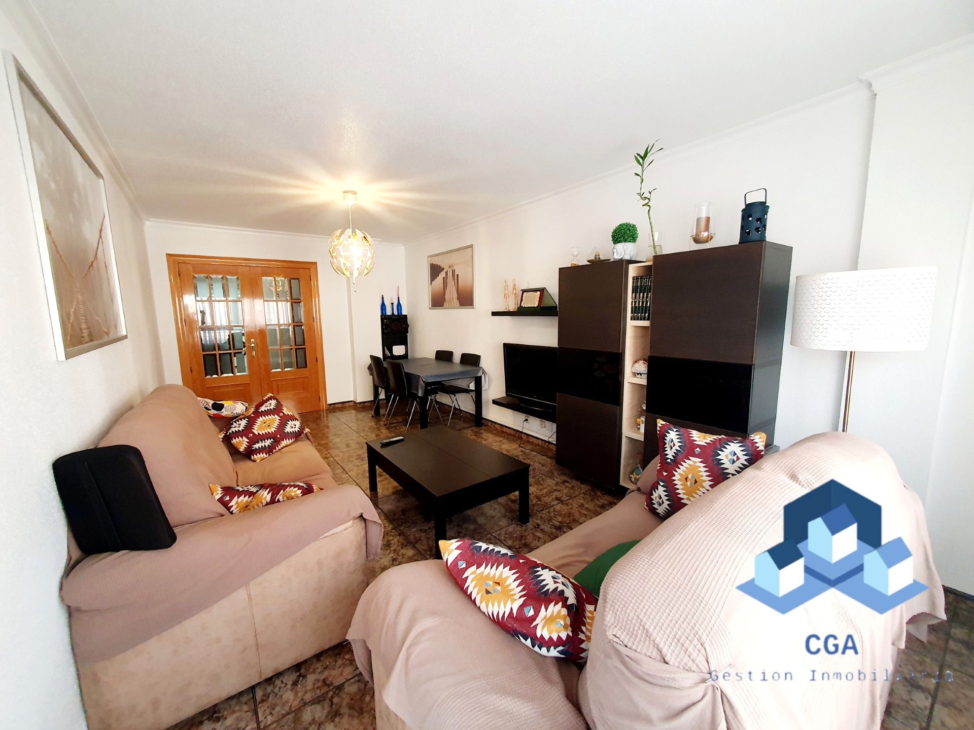 Living room of Flat for sale in Lorca  with Air Conditioner, Heating and Storage room