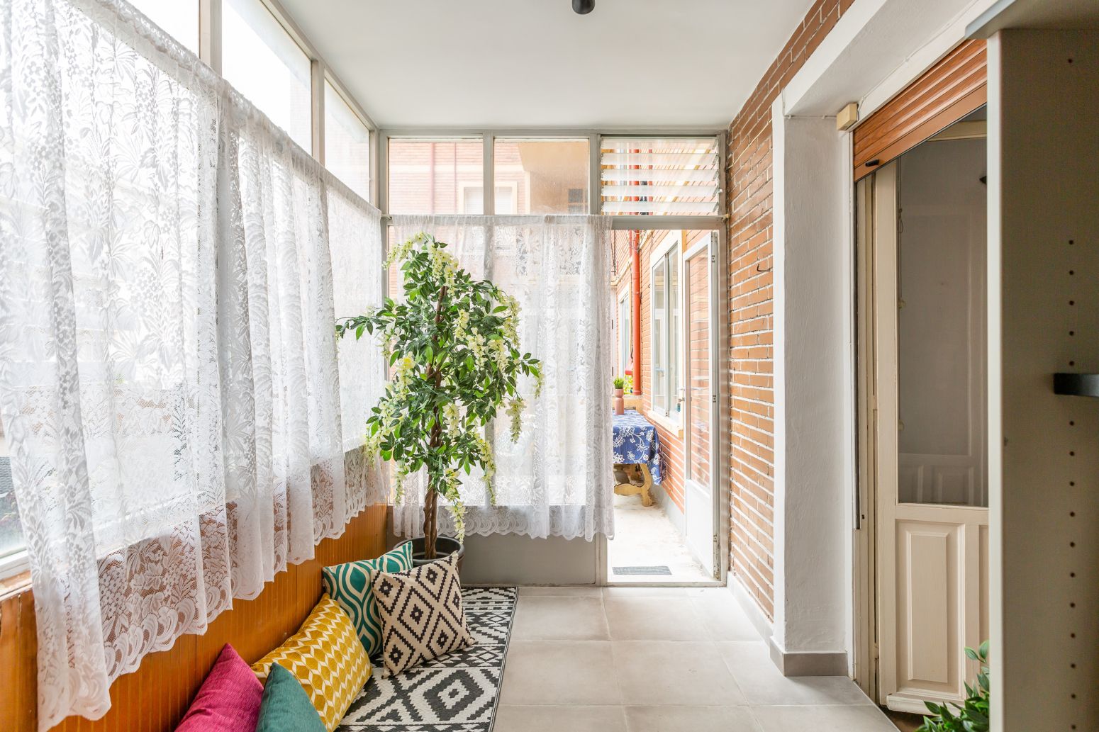 Balcony of Flat for sale in  Pamplona / Iruña  with Heating, Parquet flooring and Terrace