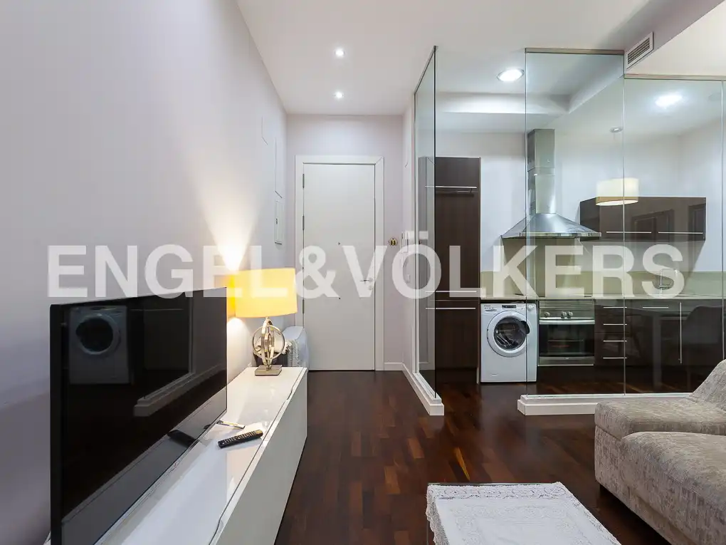 Sala de estar de Piso de alquiler en Valencia con Aire acondicionado, Calefacción y Parquet