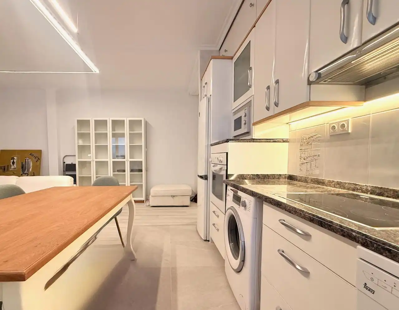 Küche von Wohnung zur Miete in Donostia - San Sebastián  mit Heizung