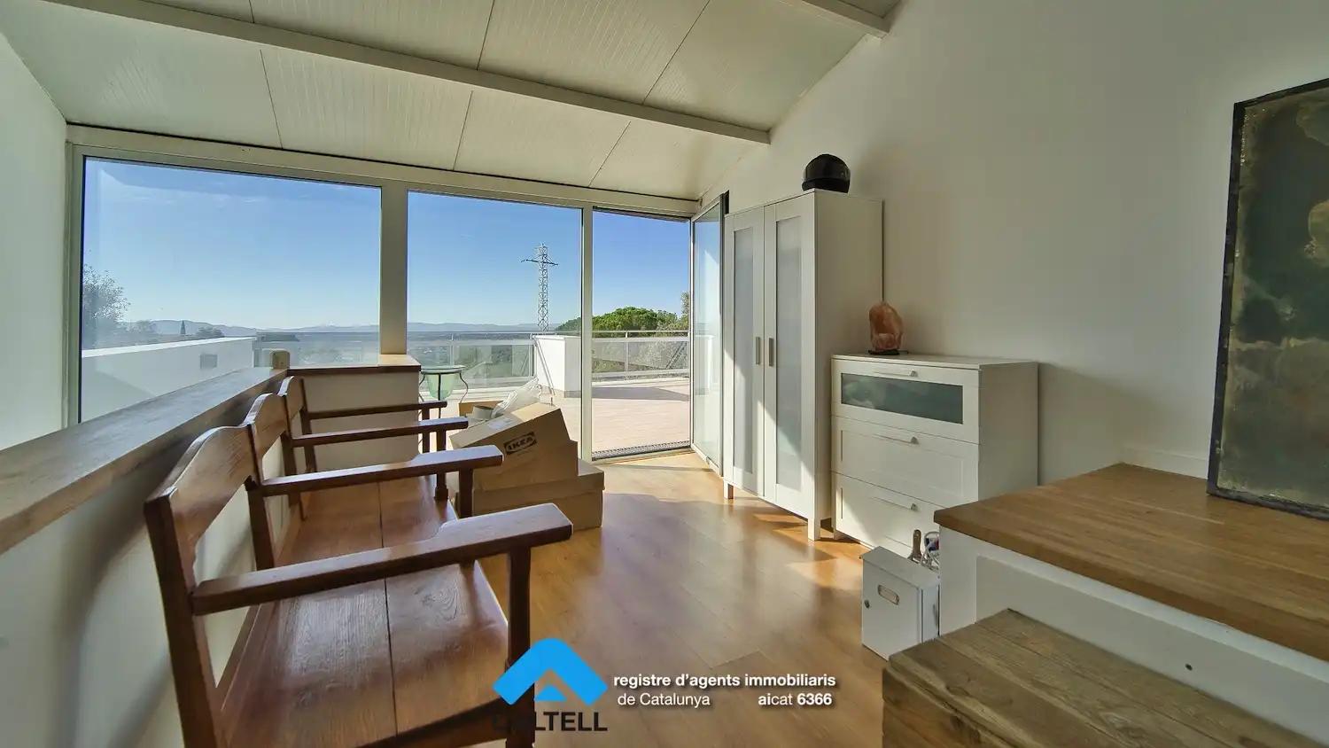 Terraza de Casa o chalet en venta en L'Ametlla del Vallès con Aire acondicionado, Calefacción y Jardín privado