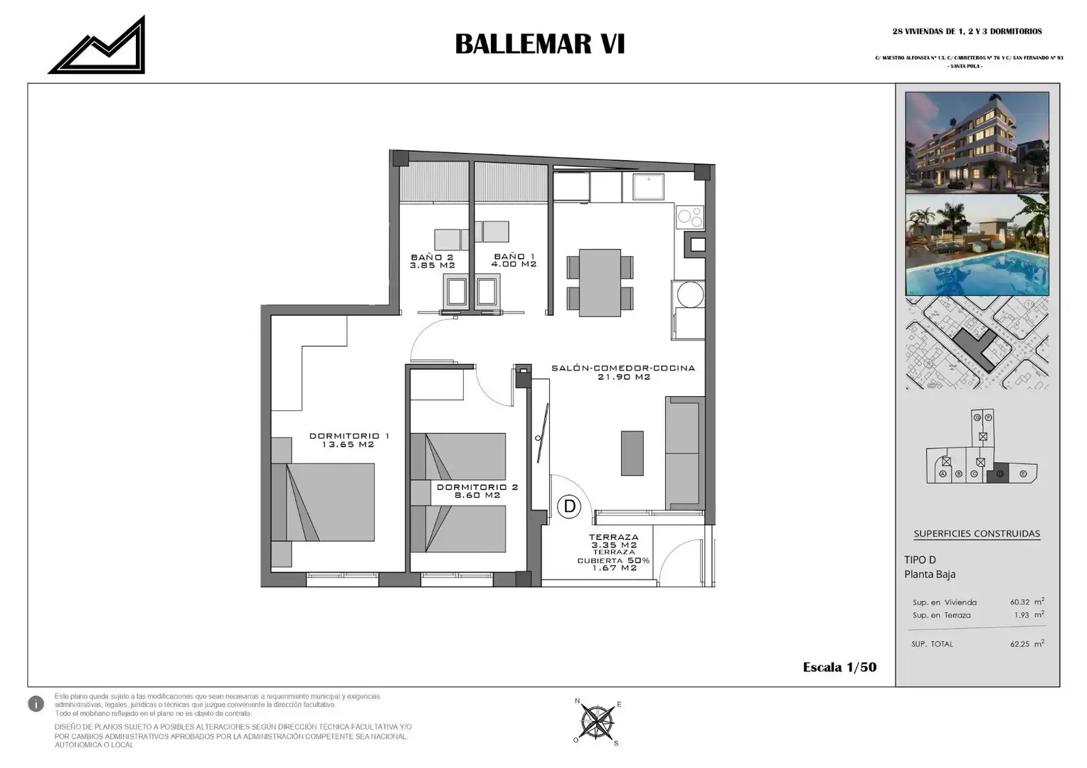 Habitación de Piso en venta en Santa Pola