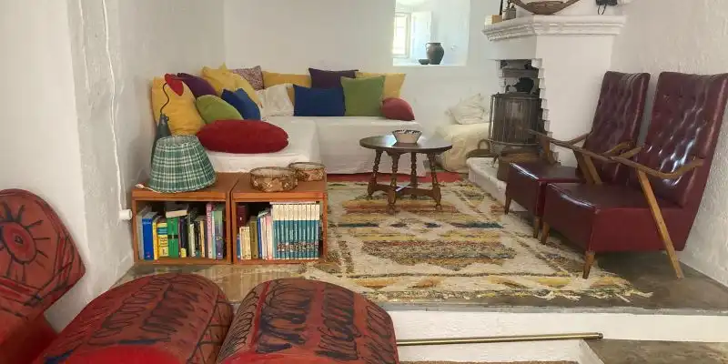Sala de estar de Finca rústica en venta en Pegalajar con Terraza, Trastero y Amueblado
