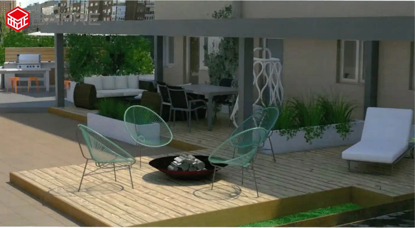 Terrasse von Wohnung zum Verkauf in Madrid mit Klimaanlage, Heizung und Terrasse