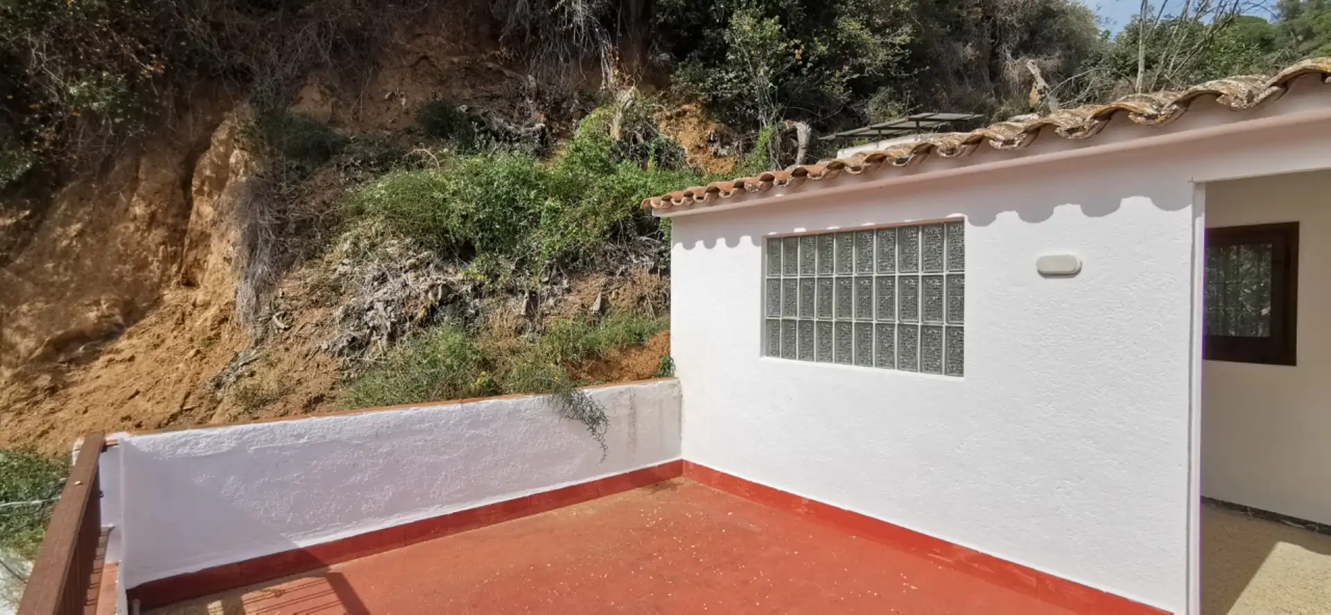 Terrassa de Casa adosada de lloguer en Cabrera de Mar amb Aire condicionat, Calefacció i Jardí privat