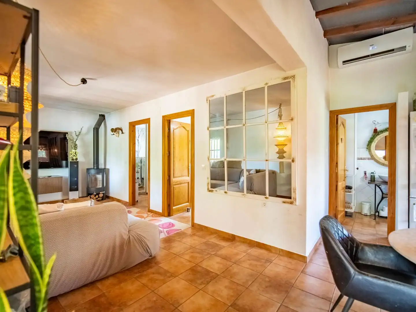 Sala de estar de Casa o chalet en venta en Callosa d'en Sarrià con Aire acondicionado, Jardín privado y Trastero