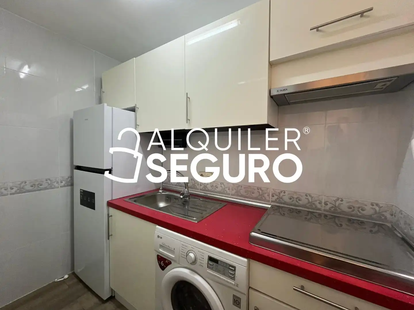 Kitchen of Flat for rent in Madrid  with Heating and Furnished