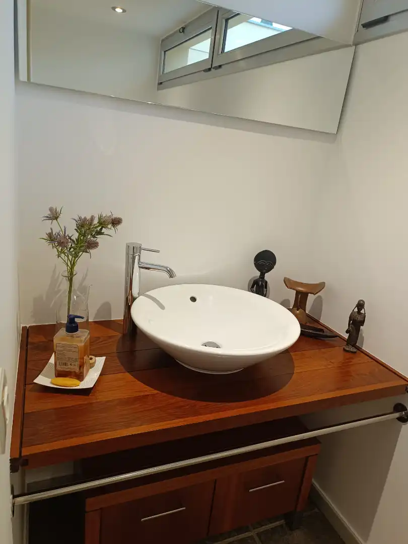Bathroom of Houses for sale in Sant Esteve de Palautordera  with Air Conditioner, Heating and Private garden