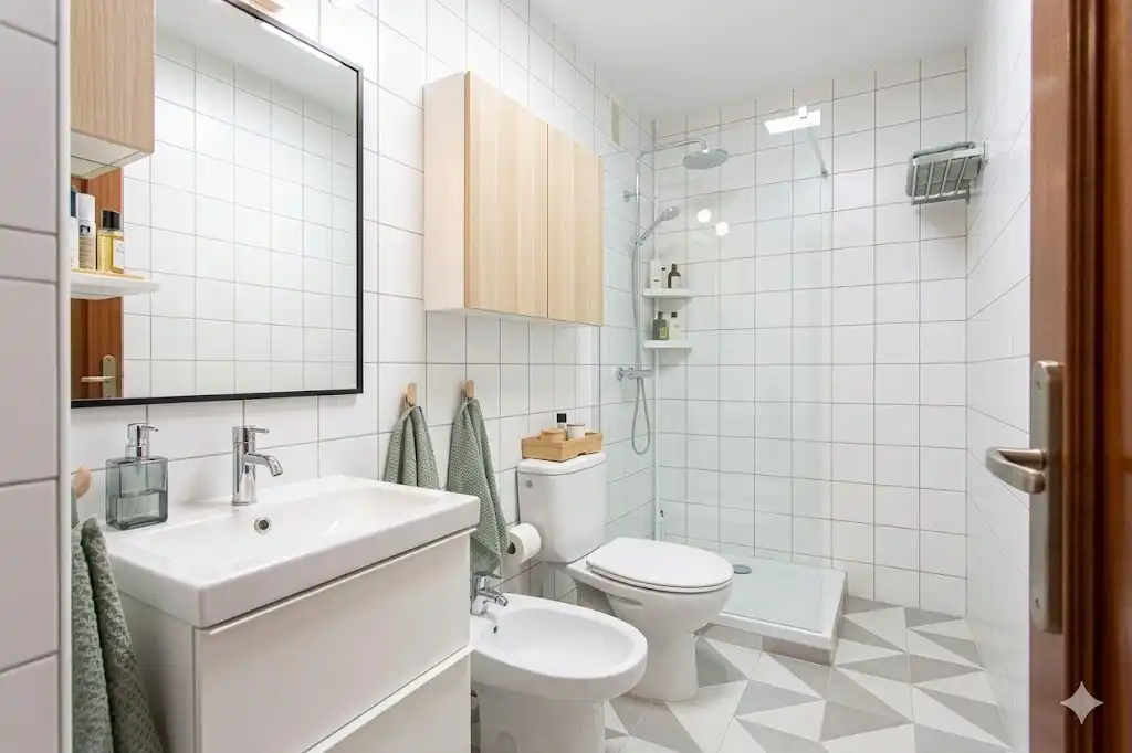 Bathroom of Flat for sale in Sevilla  with Air Conditioner and Heating