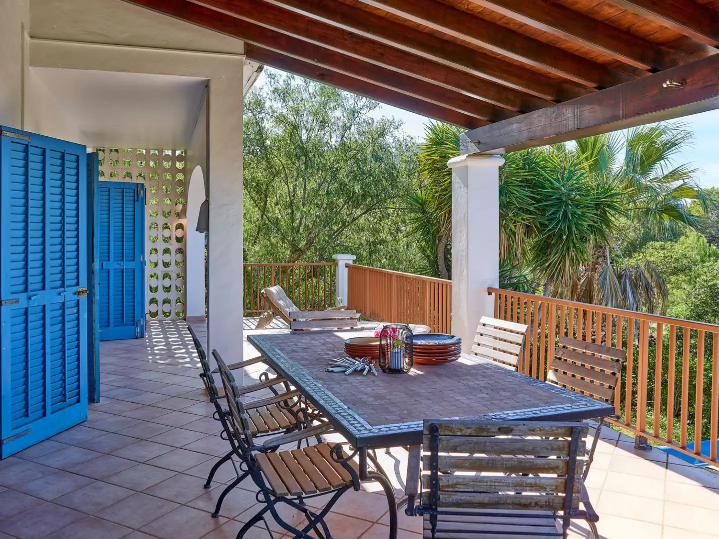 Terrace of Houses for sale in Sant Josep de sa Talaia  with Air Conditioner, Heating and Private garden