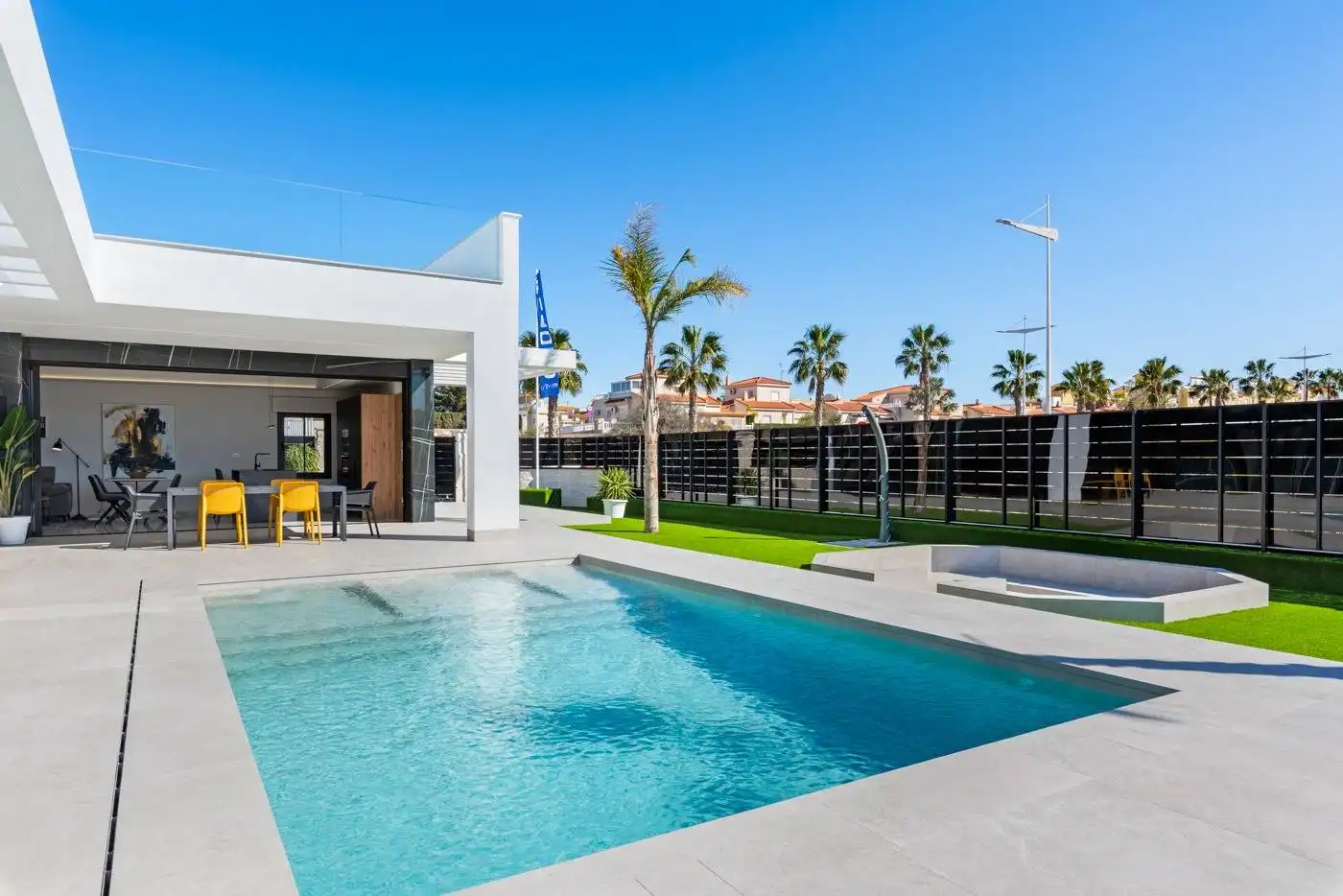 Swimming pool of Houses for sale in Algorfa  with Private garden, Terrace and Swimming Pool