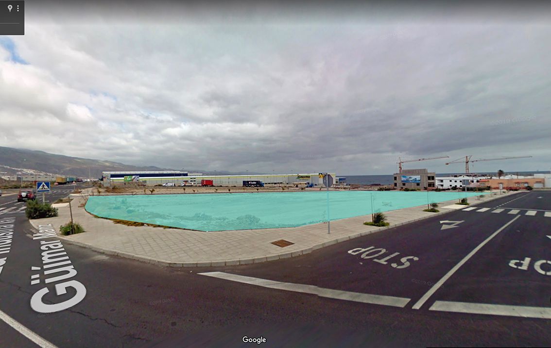 Vista exterior de Terreny industrial de lloguer en Arafo