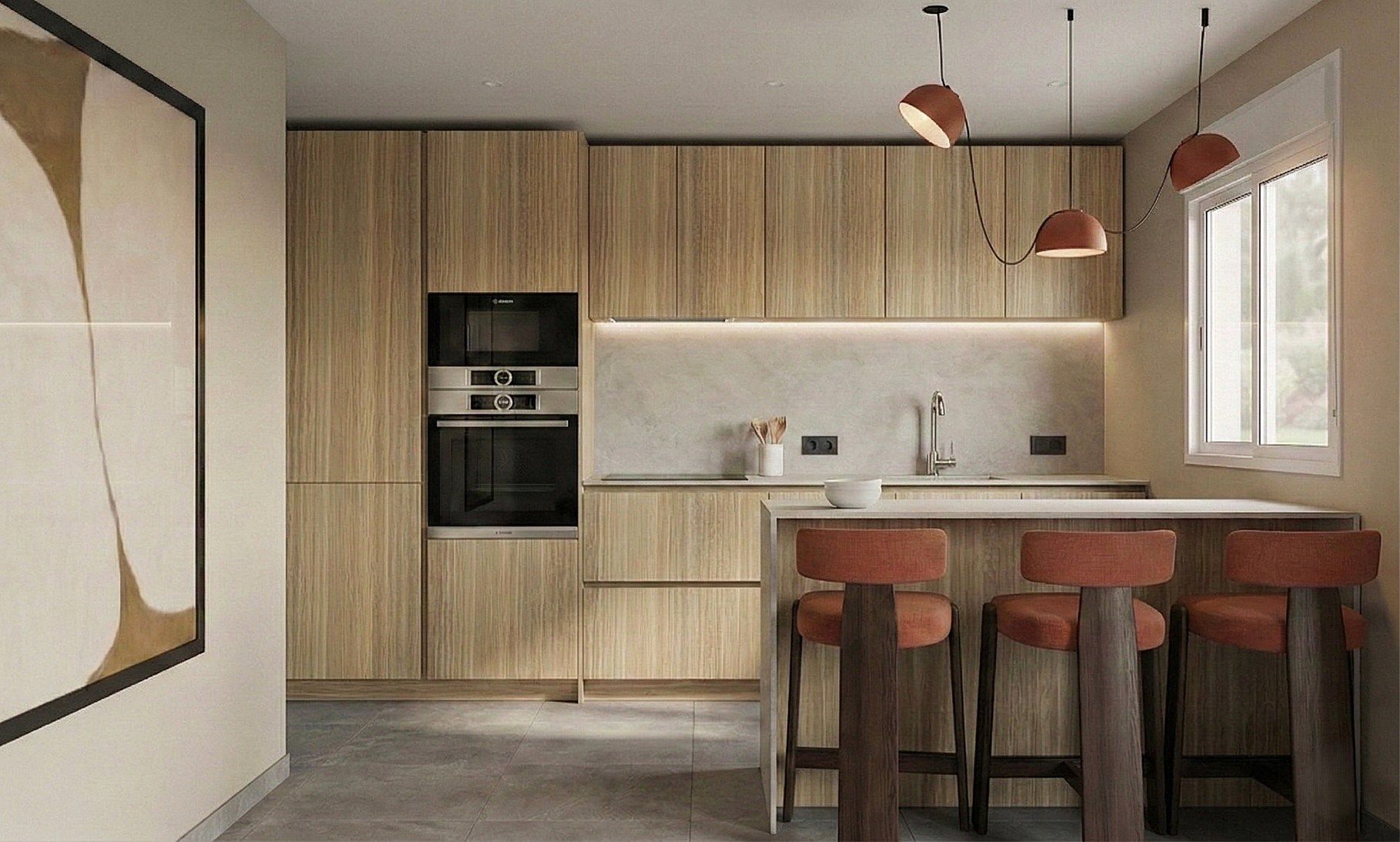 Cocina de Dúplex en venta en Altafulla con Aire acondicionado, Calefacción y Trastero