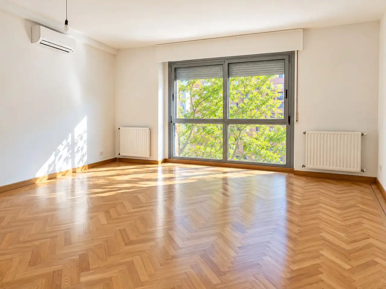 Wohnzimmer von Wohnung zur Miete in  Madrid Capital mit Klimaanlage