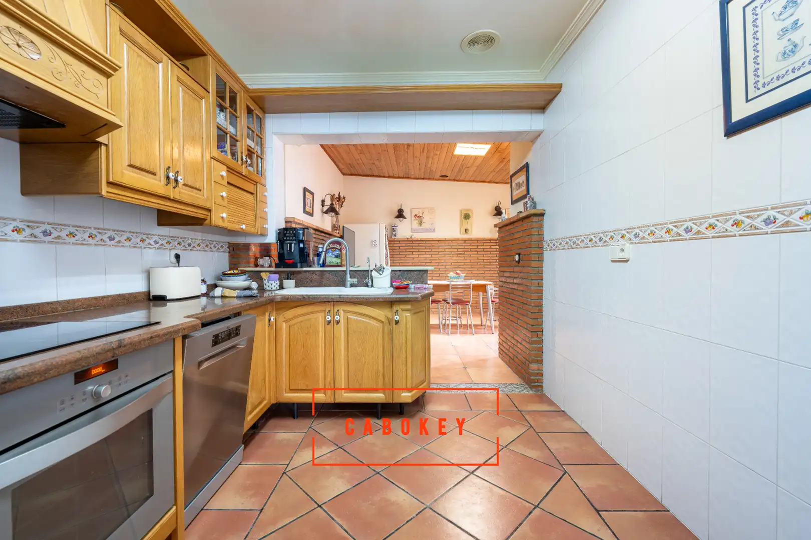 Cocina de Casa o chalet en venta en Huércal de Almería con Aire acondicionado, Calefacción y Jardín privado