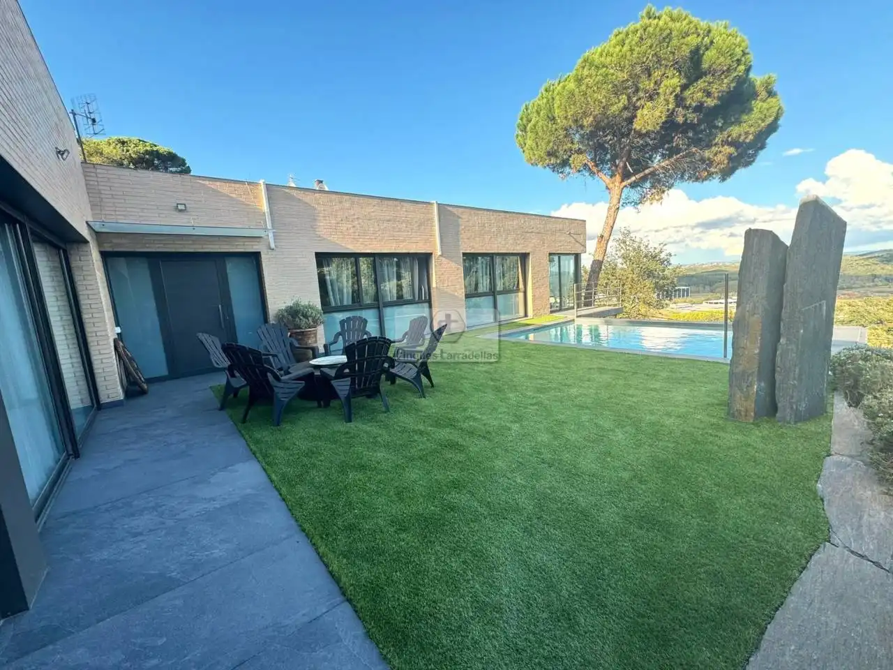 Terrassa de Casa o xalet en venda en Fogars de la Selva amb Aire condicionat, Calefacció i Jardí privat